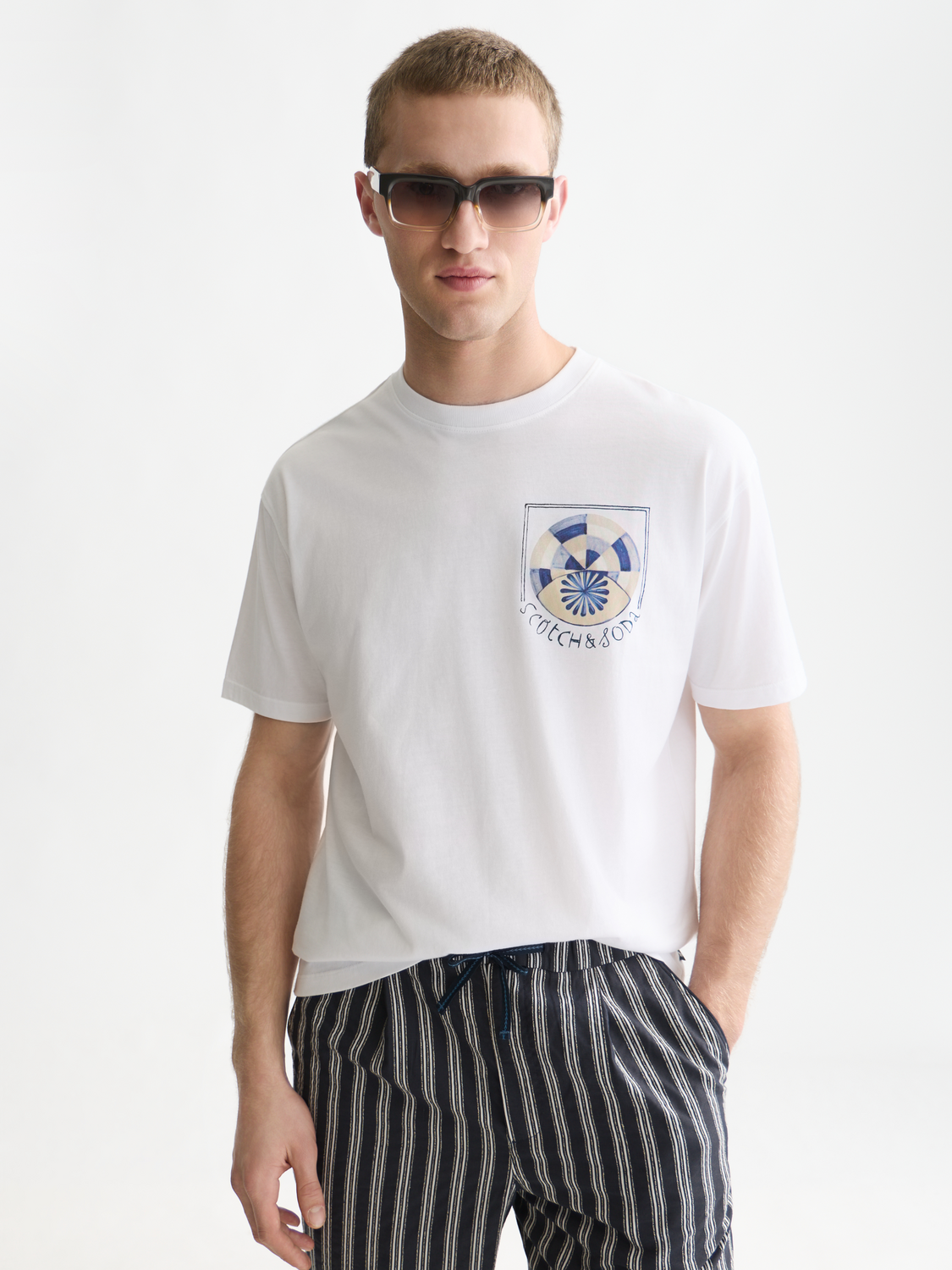 Front And Back Artwork  Relaxed-Fit T-Shirt