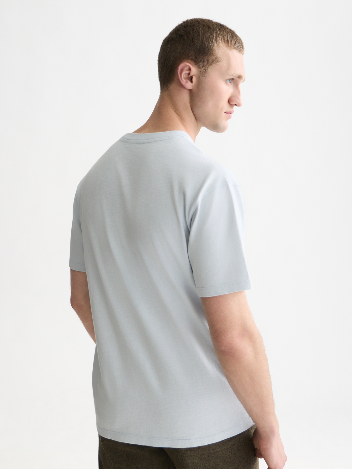 Embroidered Front Artwork Relaxed-Fit T-Shirt