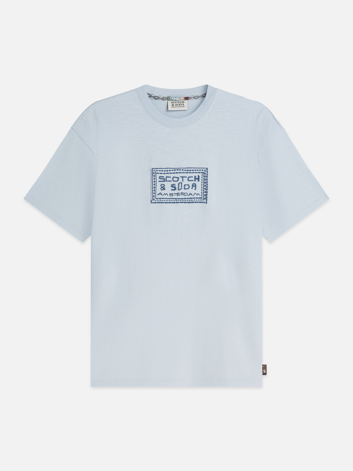 Embroidered Front Artwork Relaxed-Fit T-Shirt