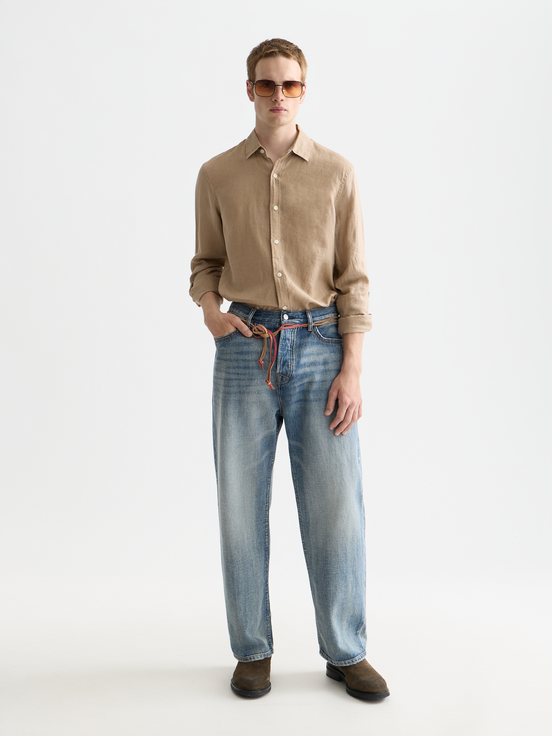 Essentials – Linen Regular-Fit Shirt