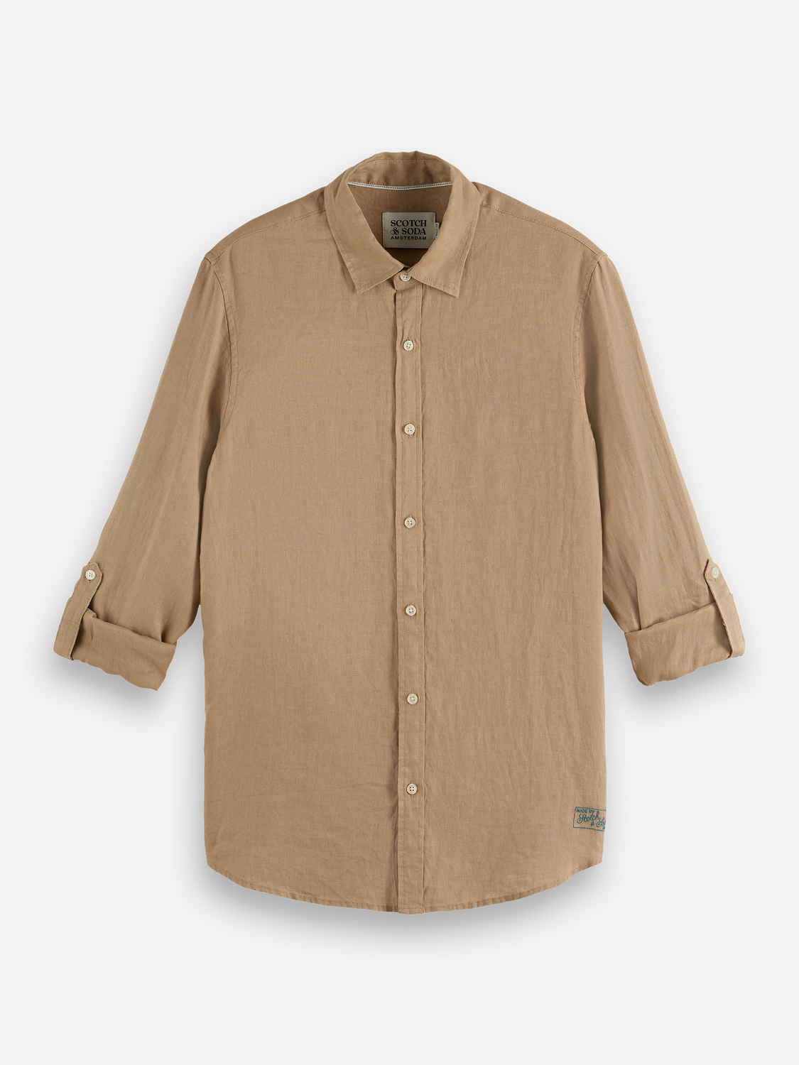 Essentials – Linen Regular-Fit Shirt