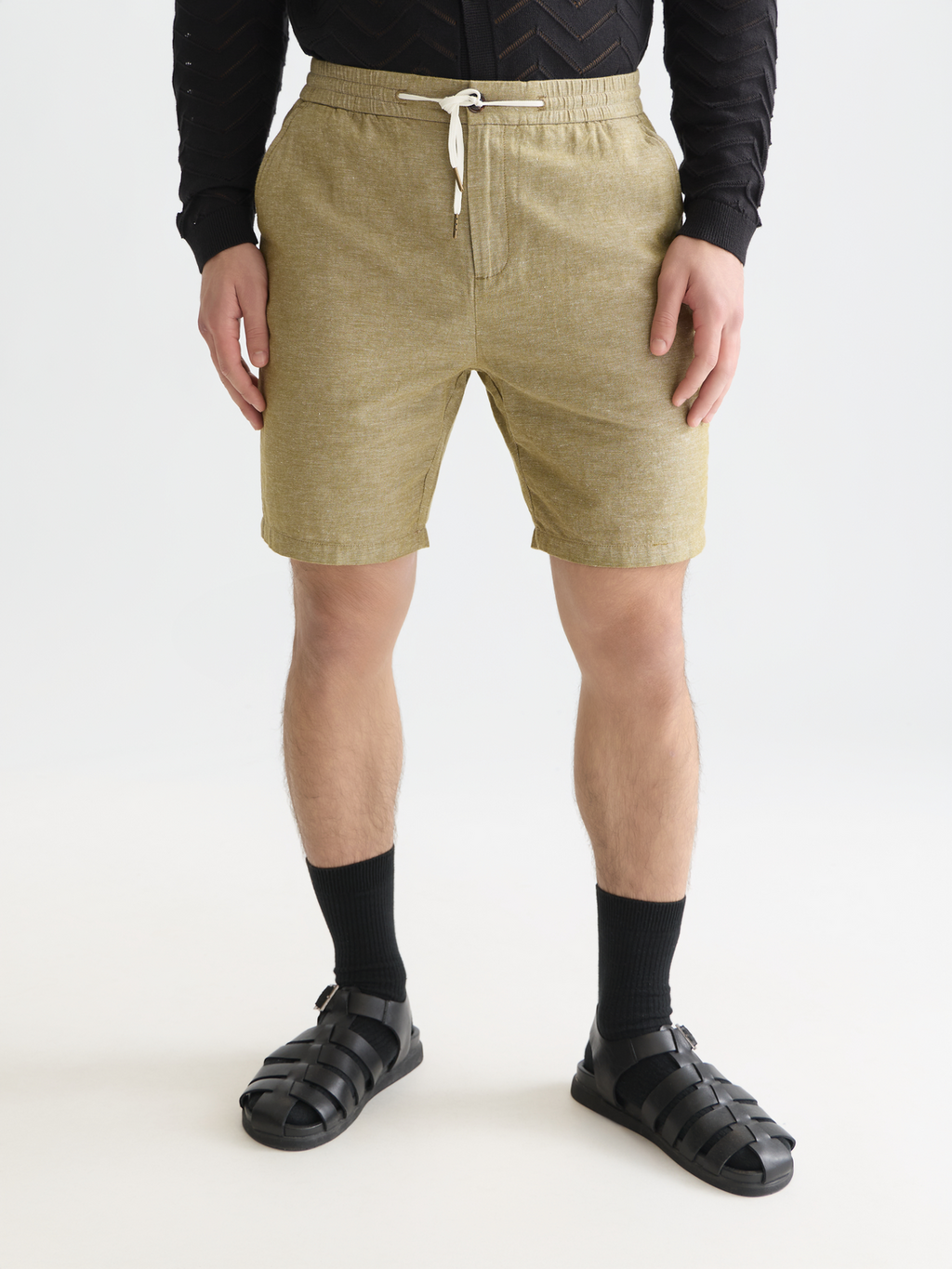 Essentials – Fave Cotton Linen Regular-Fit Chino Shorts