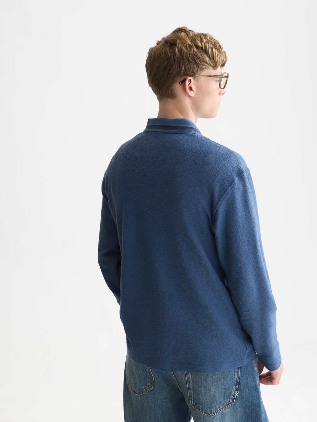 Structured Long Sleeved Polo