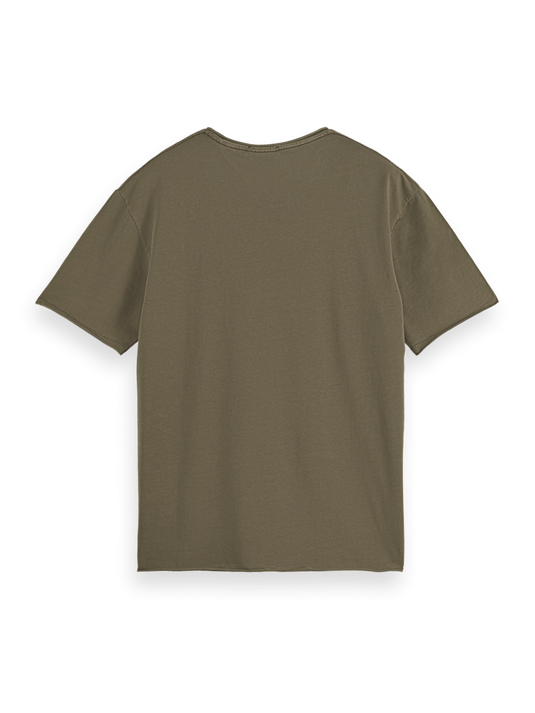 Raw Edge T-Shirt Back