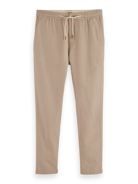 Scotch & Soda Mens Brown cotton Harris straight leg suspender pants size 30