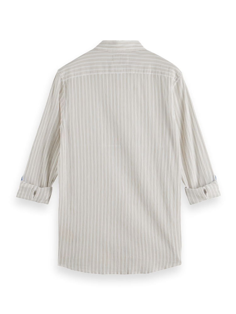 Crinkle Stripe Shirt