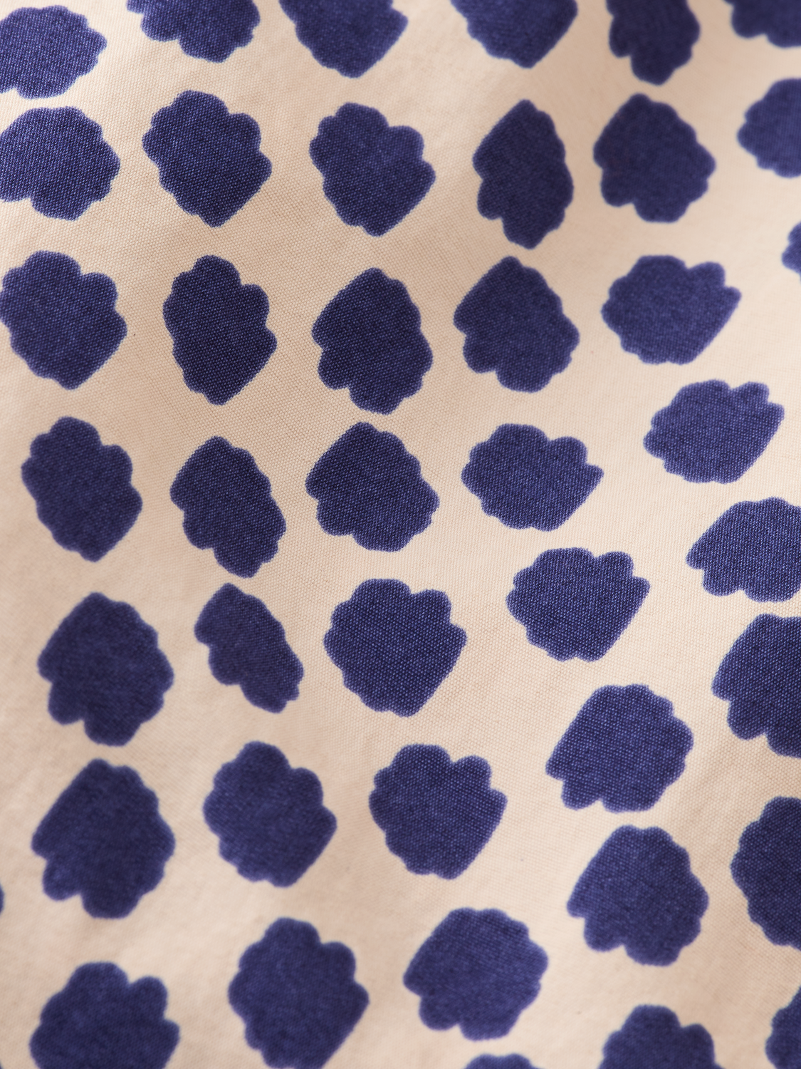 Polka Navy Blue