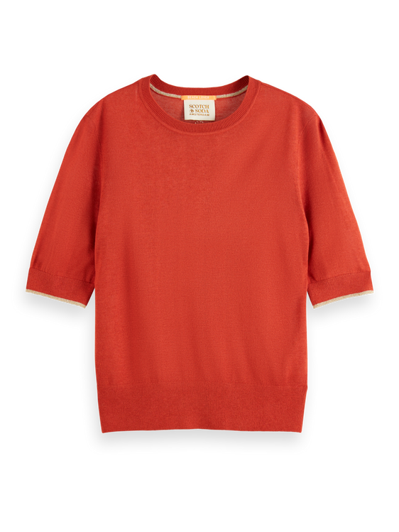 Scotch and soda orange sweater shop
