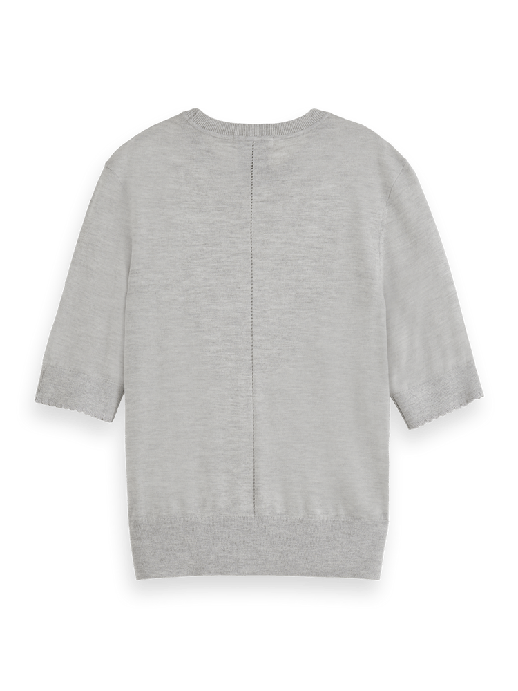 Crew Neck Short Sleeve Pullover | Scotch & Soda