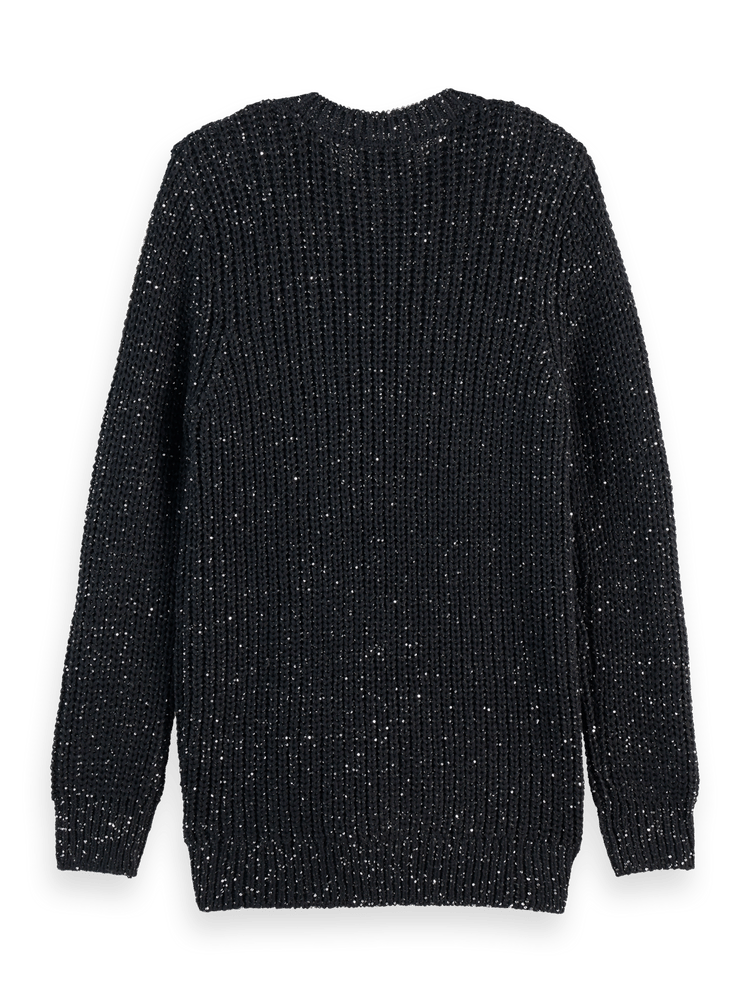 Sequin Mid Length Cardigan