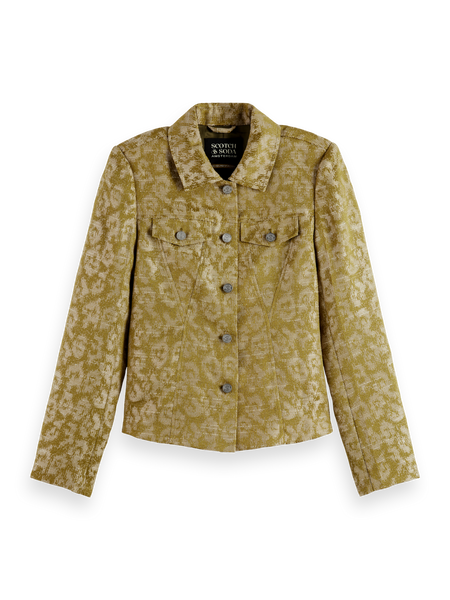 Scotch and soda snow leopard blazer clearance