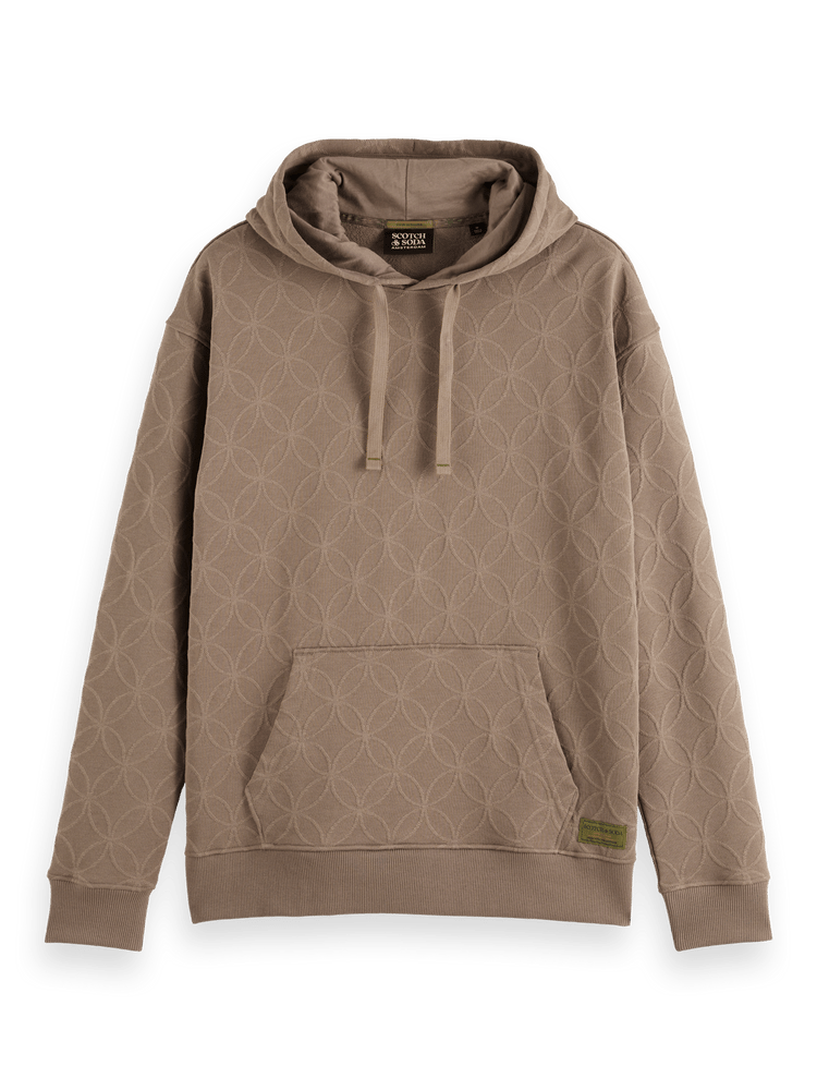 Jacquard Terry Hoodie | Scotch & Soda