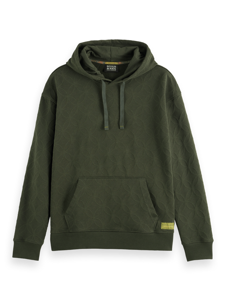 Jacquard Terry Hoodie Scotch Soda