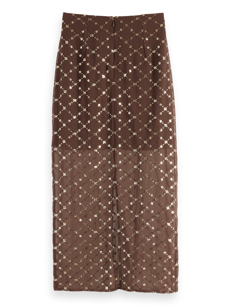 Sequin Tube Skirt