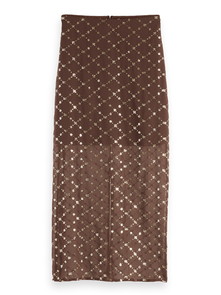 Sequin Tube Skirt