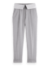 Lily High Rise Flipped Waist Tailored Pant