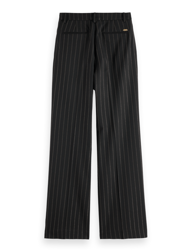 Edie Lurex Stripe Wide Leg Pant