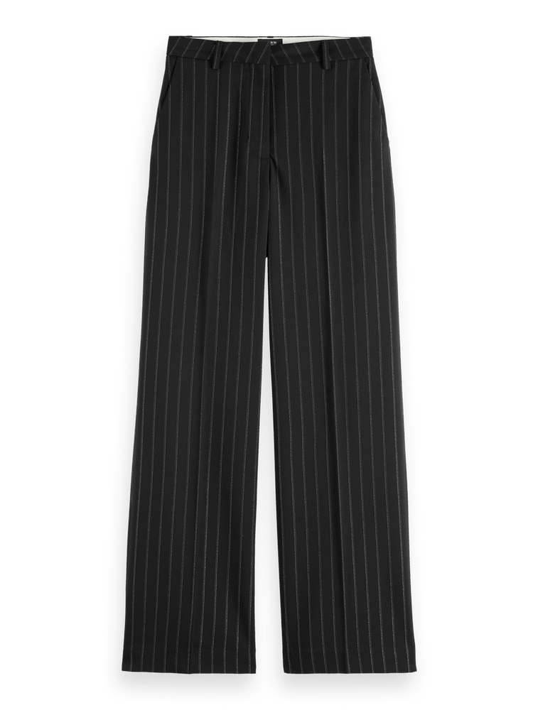 Edie Lurex Stripe Wide Leg Pant