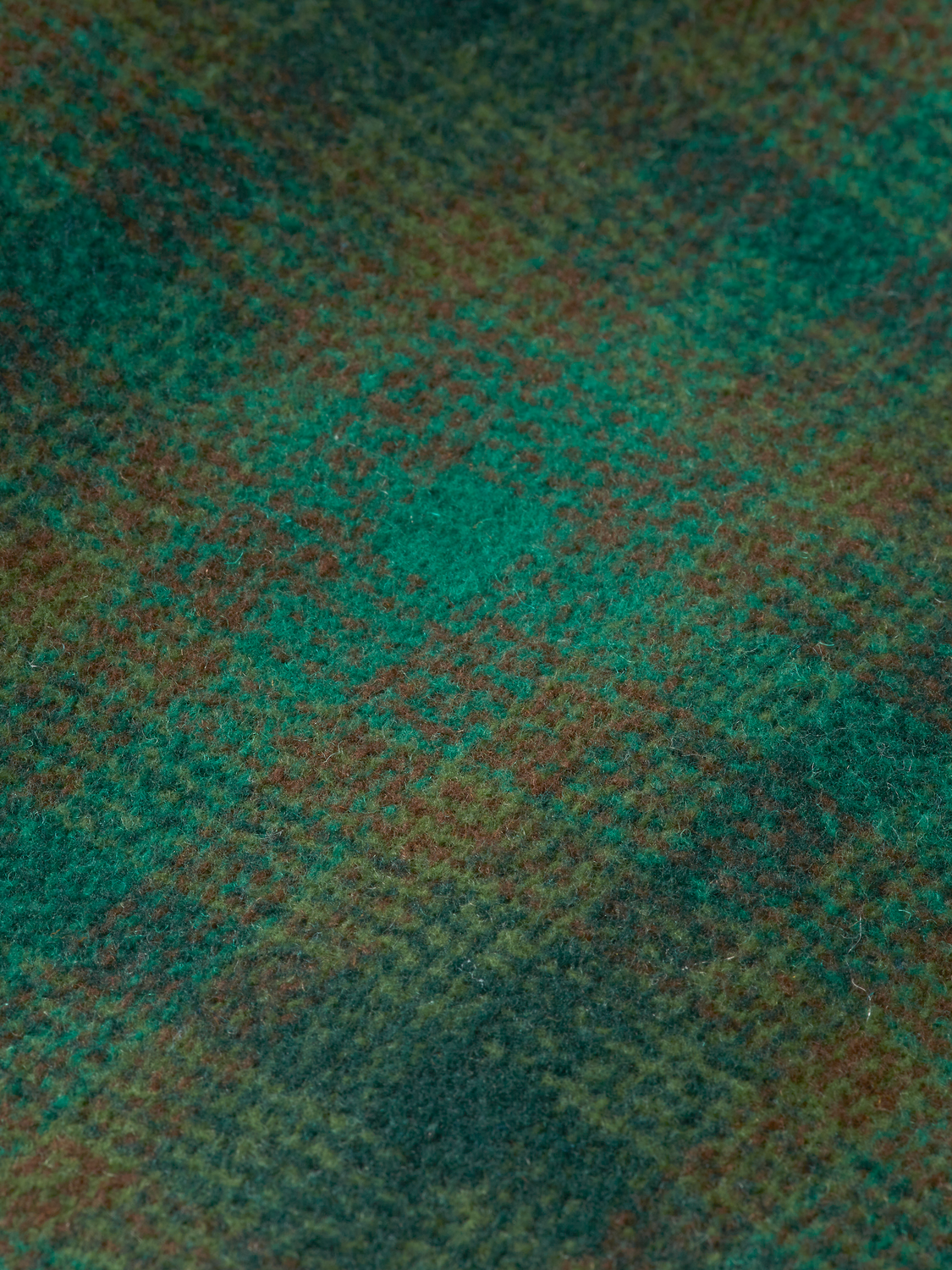 Relaxed-Fit Teddy-Lined Check Overshirt