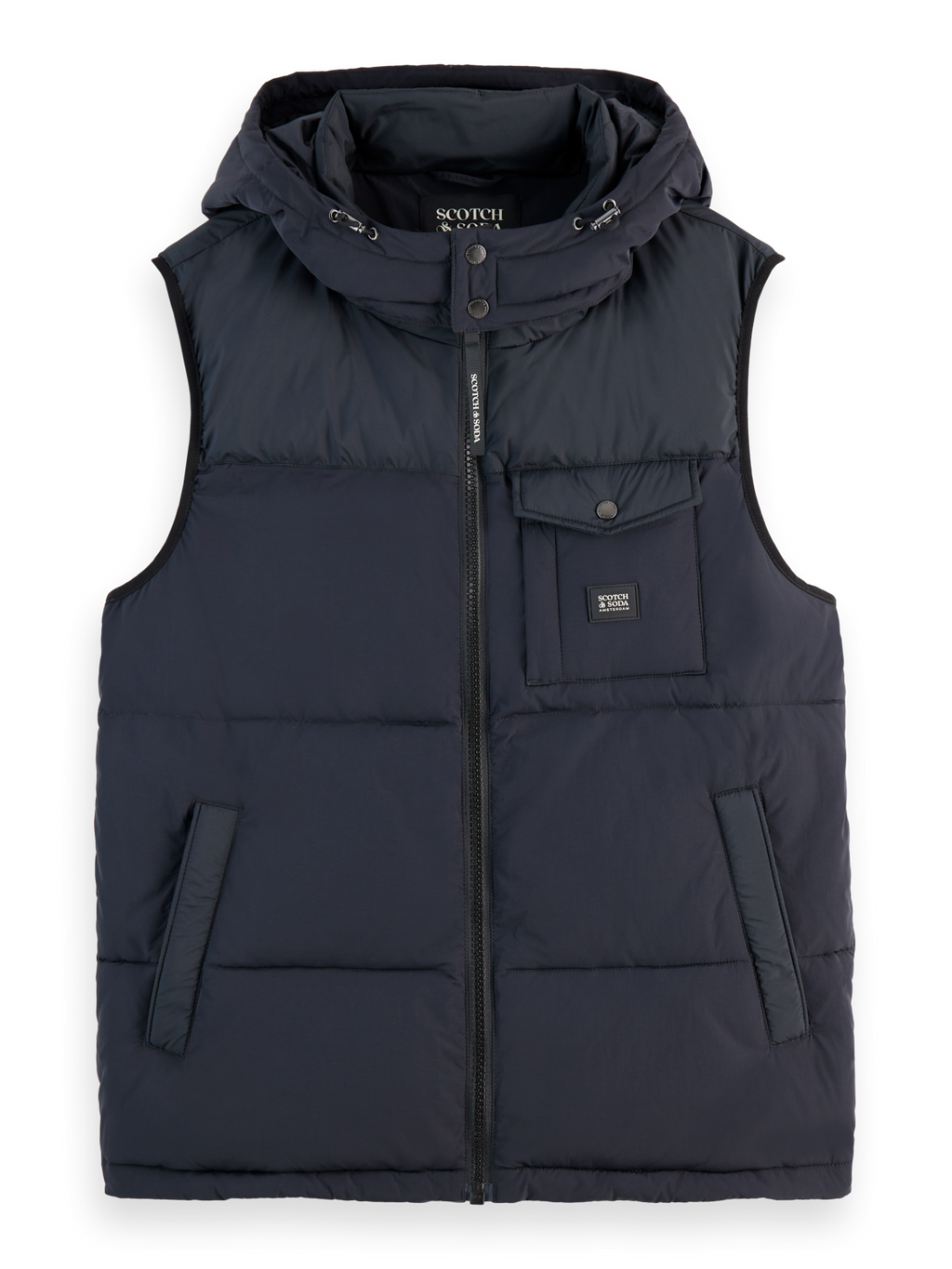 Quilted Hooded Vest