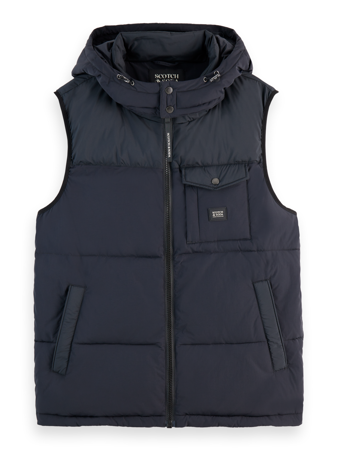 Quilted Hooded Vest