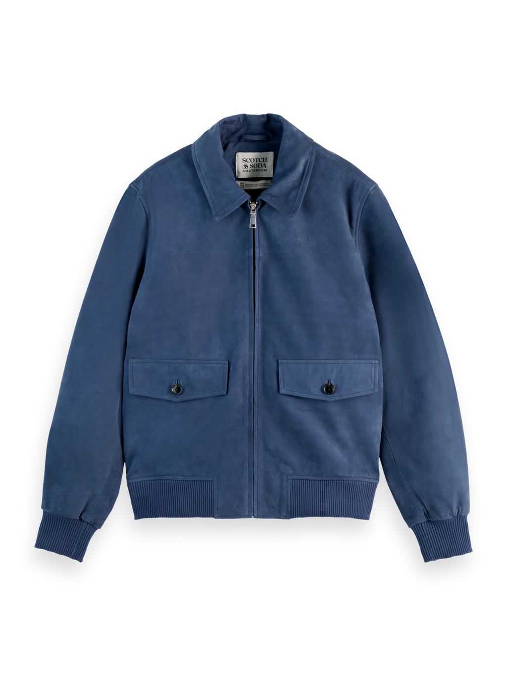 Leather Blouson Jacket – Scotch & Soda Leather Blouson Jacket – Scotch & Soda