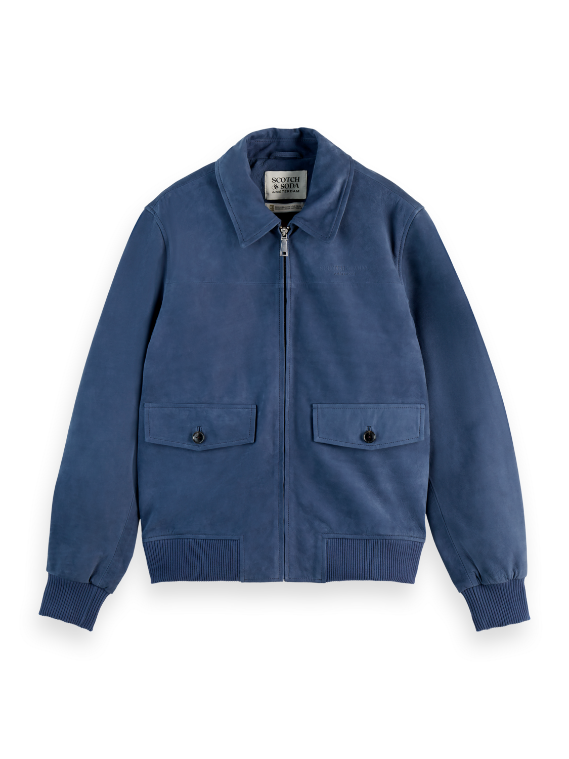 Leather Blouson Jacket