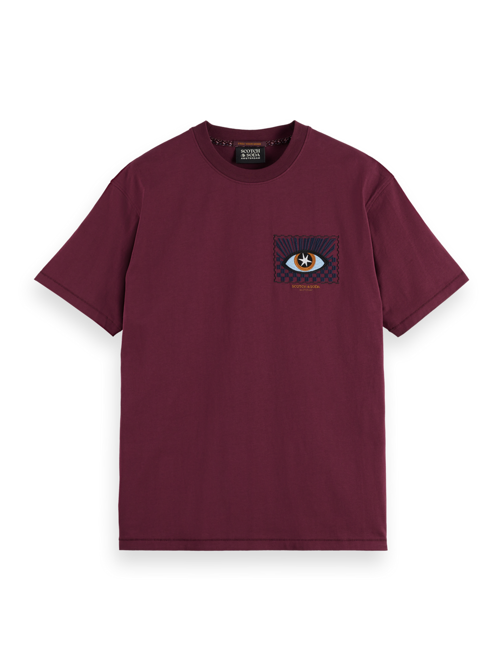 Embroidered Front Artwork Relaxed Fit T-Shirt