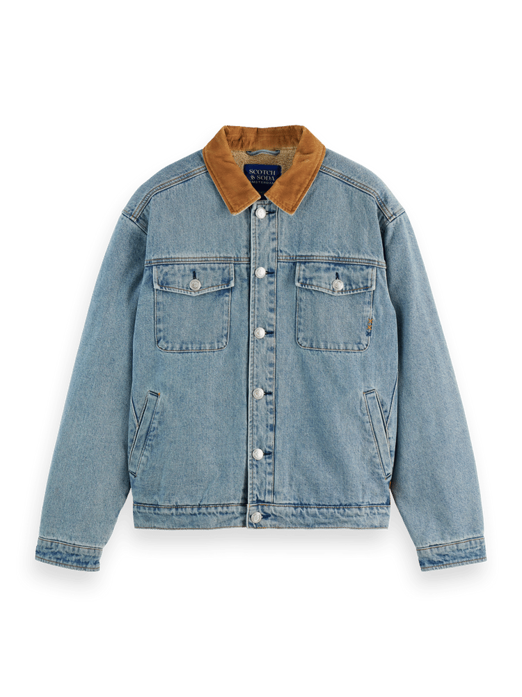 Cord Collar Teddy Jacket Scotch Soda