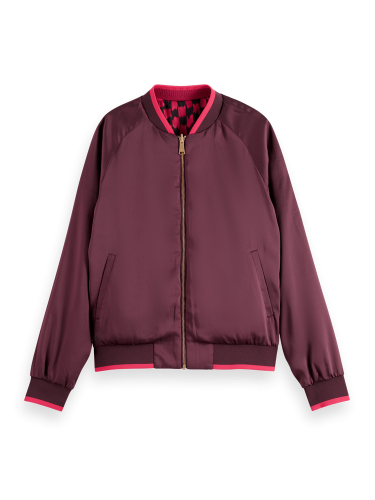 Printed Reversible Bomber Jacket Scotch Soda