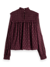 Lurex Smocked Top