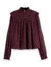 Lurex Smocked Top