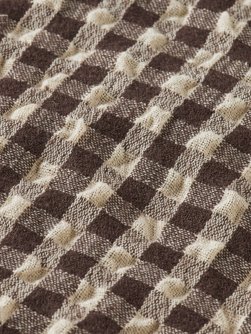 Relaxed-Fit Seersucker Wool-Blend Check Shirt