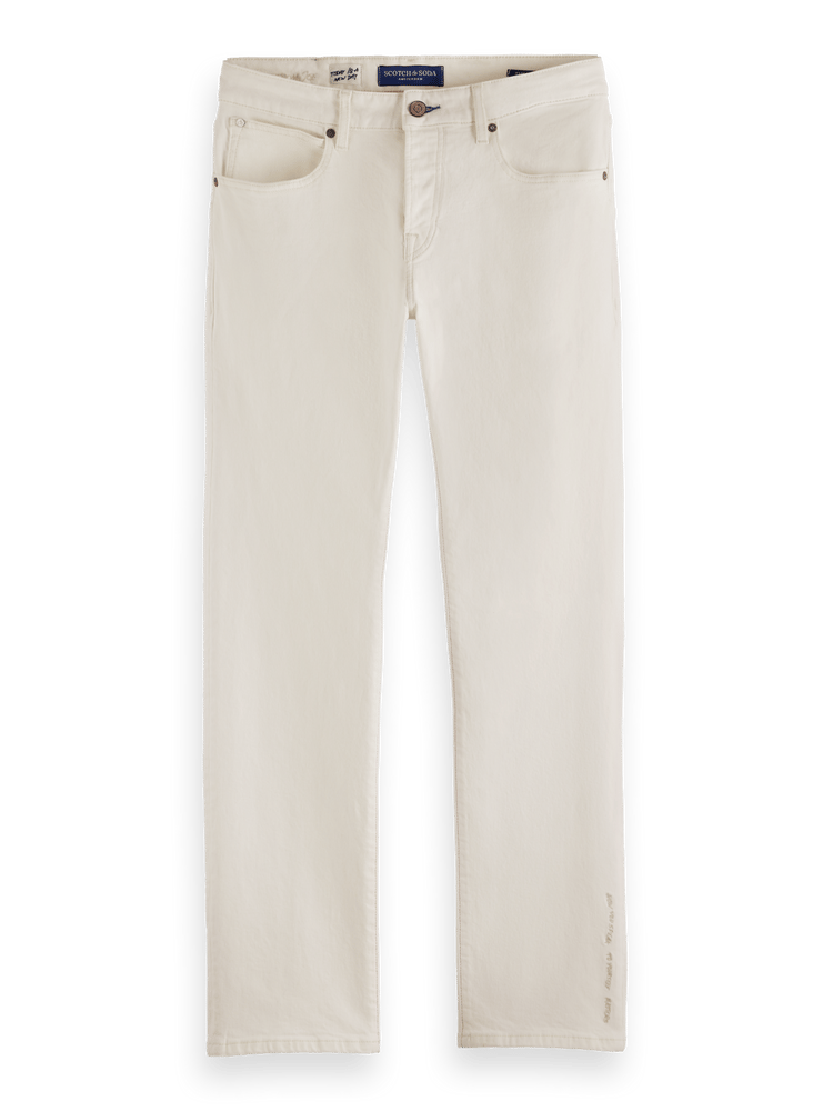 Scotch & Soda x Joe Jonas The Zee Straight Fit Jeans | Vintage White