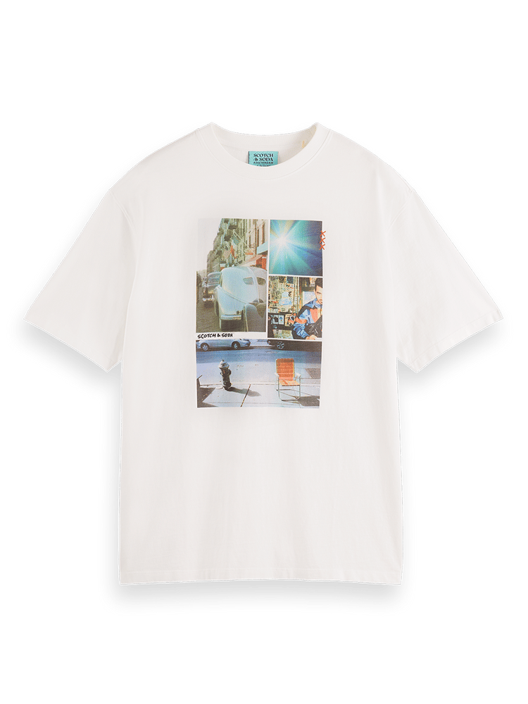 Scotch & Soda x Joe Jonas Photo Collage Print T-Shirt