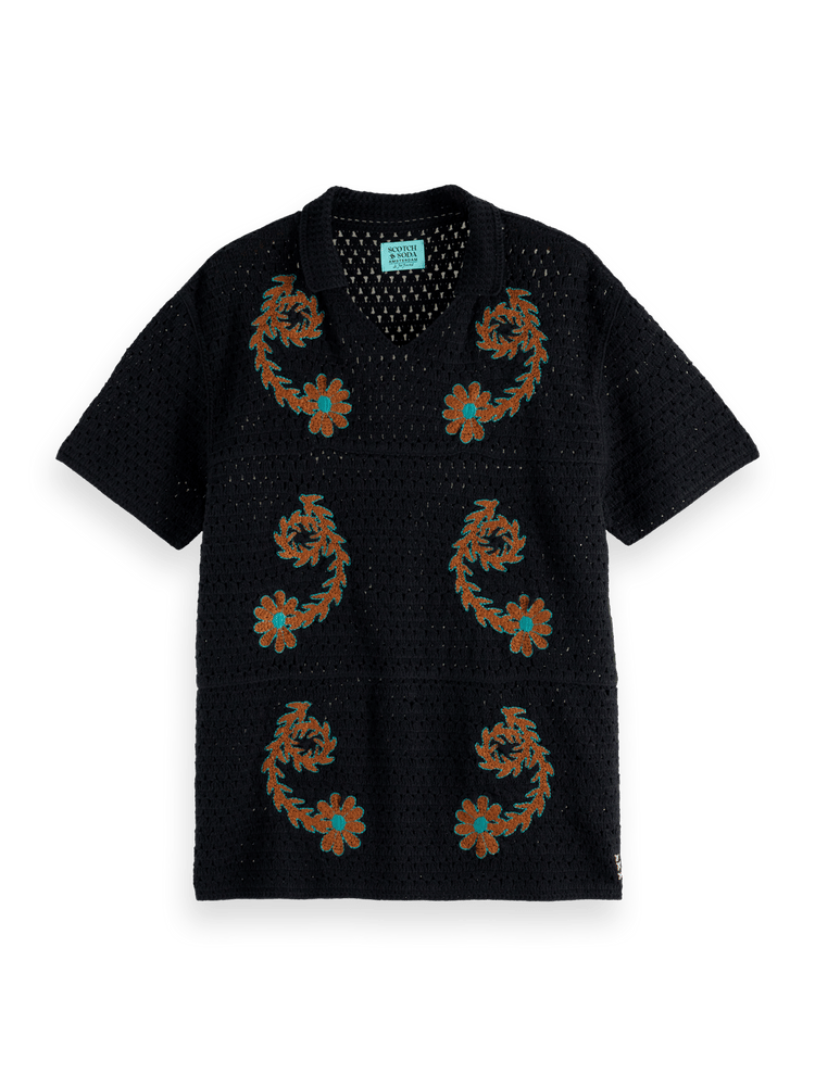 Scotch & Soda x Joe Jonas Crochet Polo