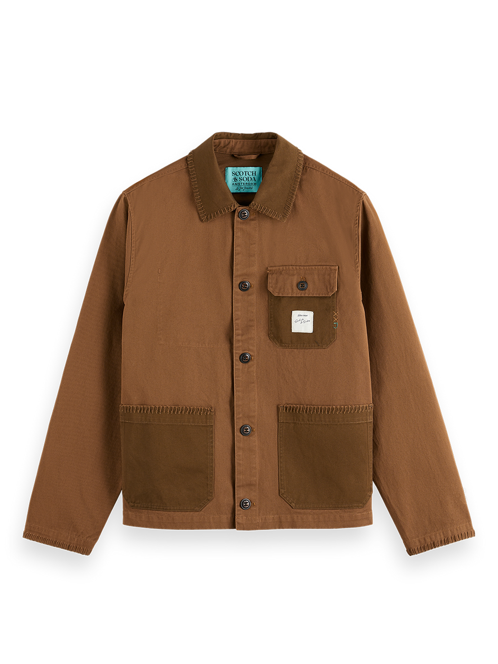 Scotch & Soda x Joe Jonas Twill Worker Chore Jacket