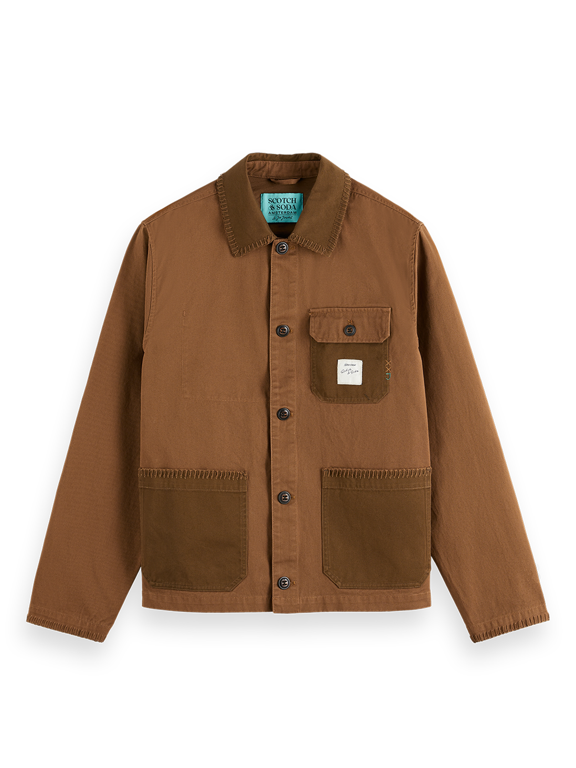 Scotch & Soda x Joe Jonas Twill Worker Chore Jacket