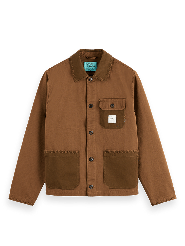 Scotch & Soda x Joe Jonas Twill Worker Chore Jacket