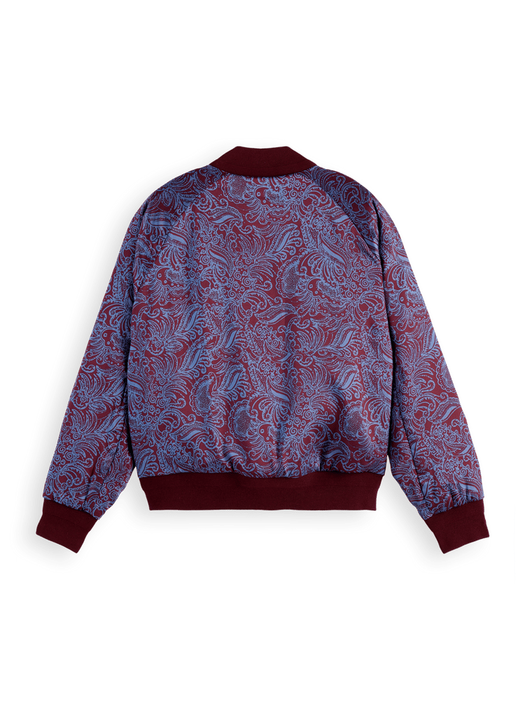 Reversible Printed Bomber Jacket