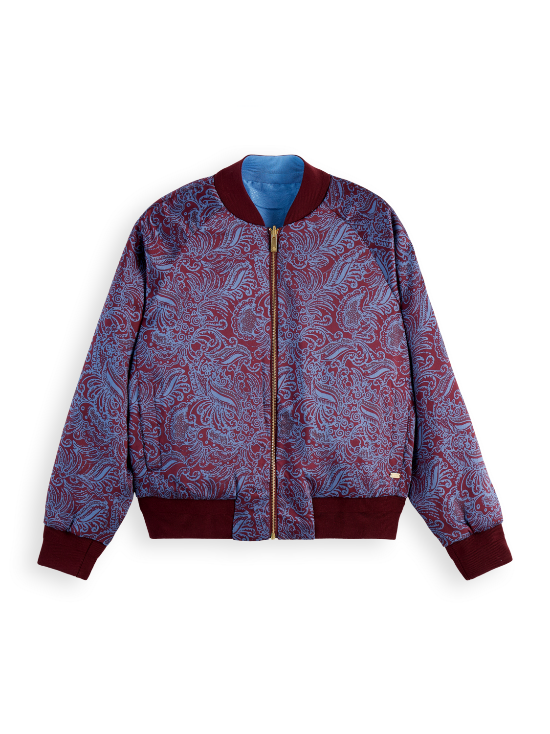 Reversible Printed Bomber Jacket