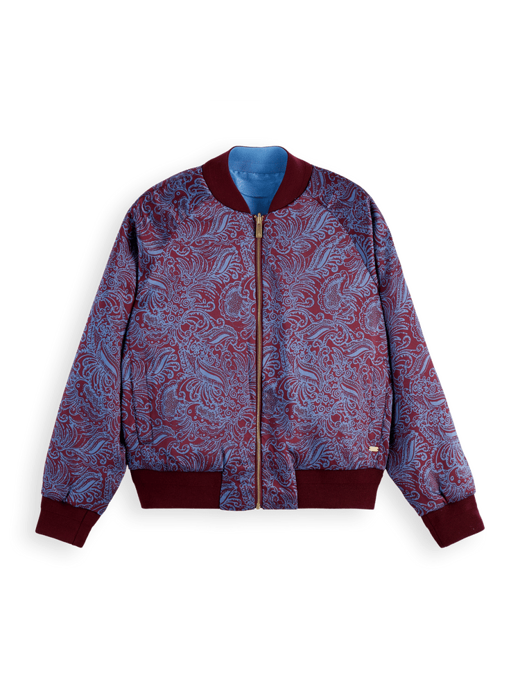 Reversible Printed Bomber Jacket