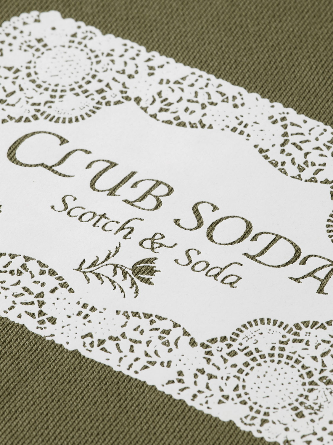 Club Soda Artwork Regular Fit Sweatshirt