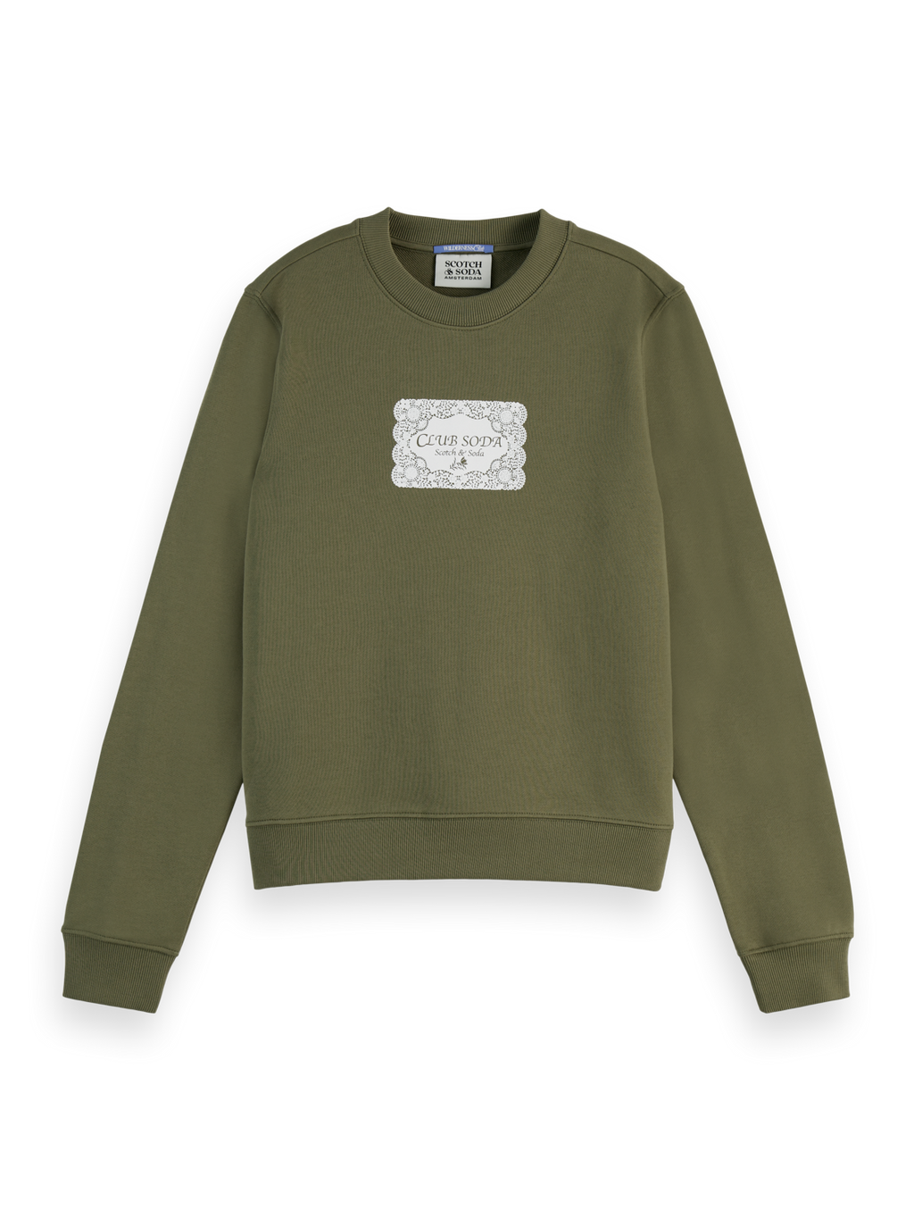 Club Soda Artwork Regular Fit Sweatshirt