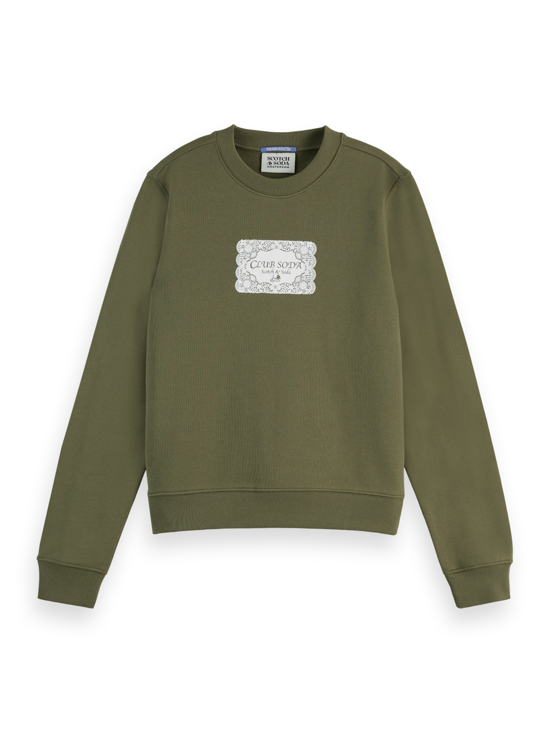 Club Soda Artwork Regular Fit Sweatshirt