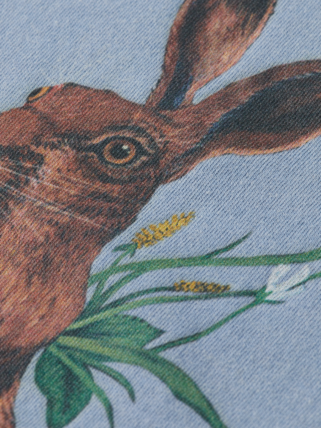 Bunny Washed Artwork Loose Fit T-Shirt