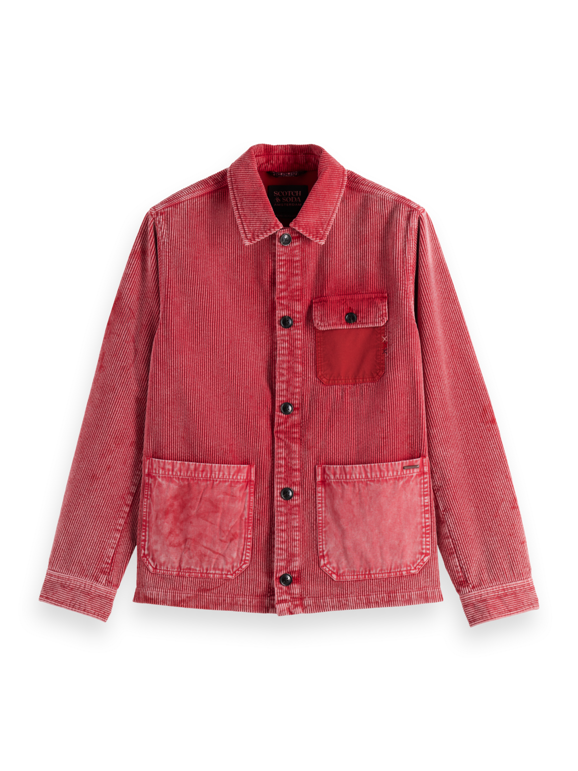 Washed Corduroy Work Jacket