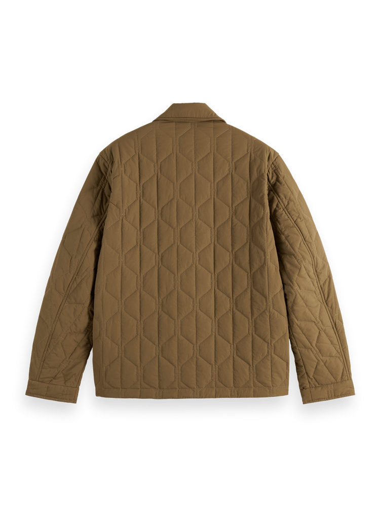 Geometric Quilted Coat