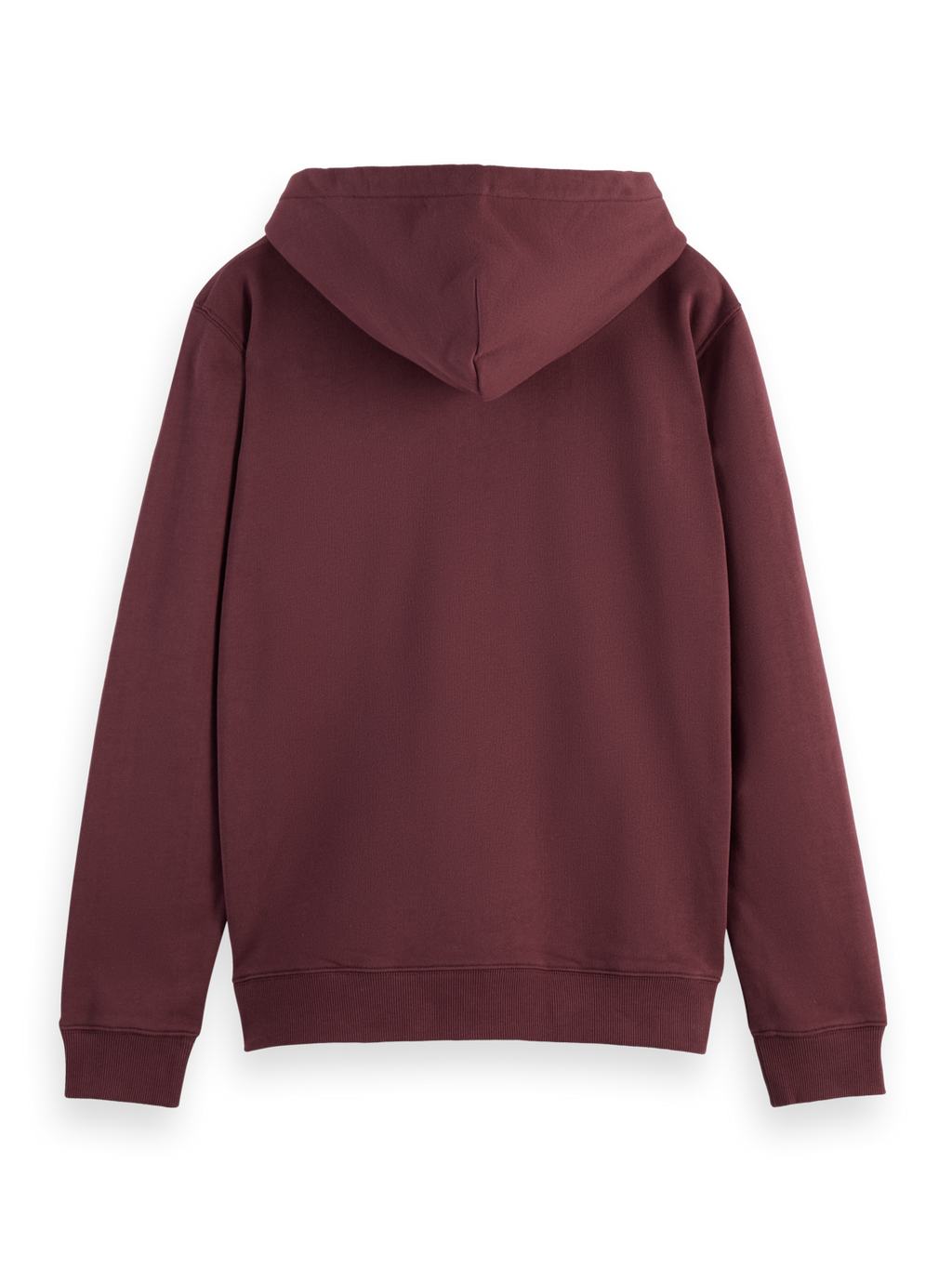 & Logo Badge Zip Up Hoodie