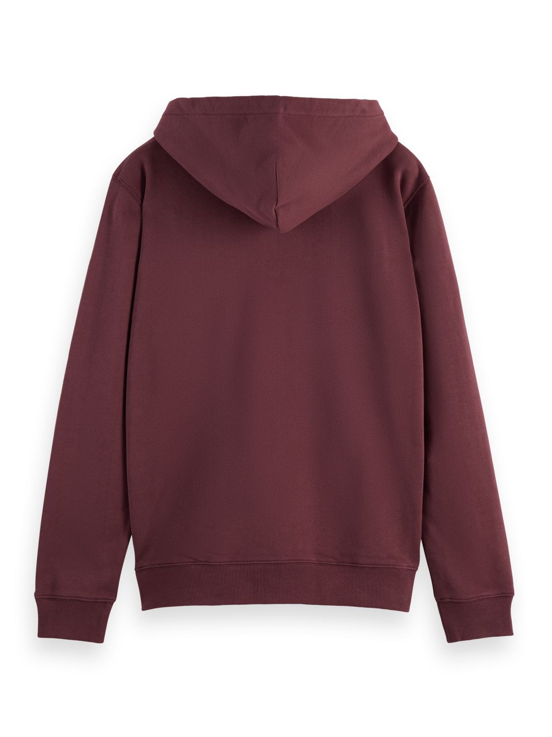 & Logo Badge Zip Up Hoodie